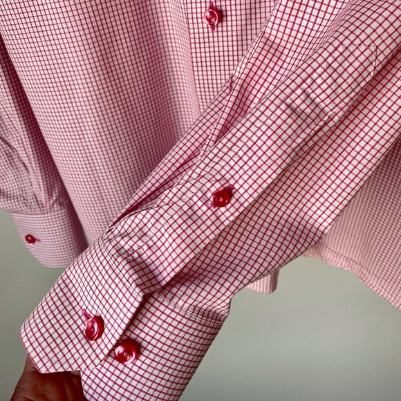 ETON Contemporary Fit Mens Long Sleeve Dress Shirt, Size 15 - Picture 4 of 4